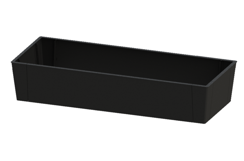 Planteringskärl Haga Rektangel 1290x3090. Utemiljö. Parkmiljö.