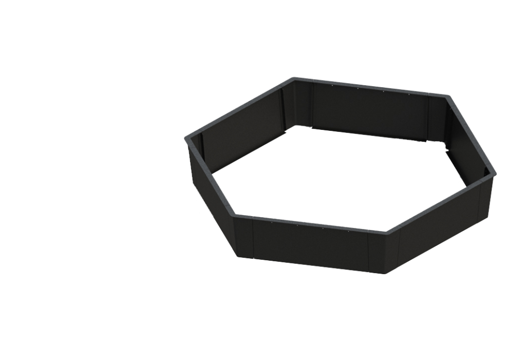 Planteringskärl Haga Hexagon 3190. Parkmiljö. Utemiljö.