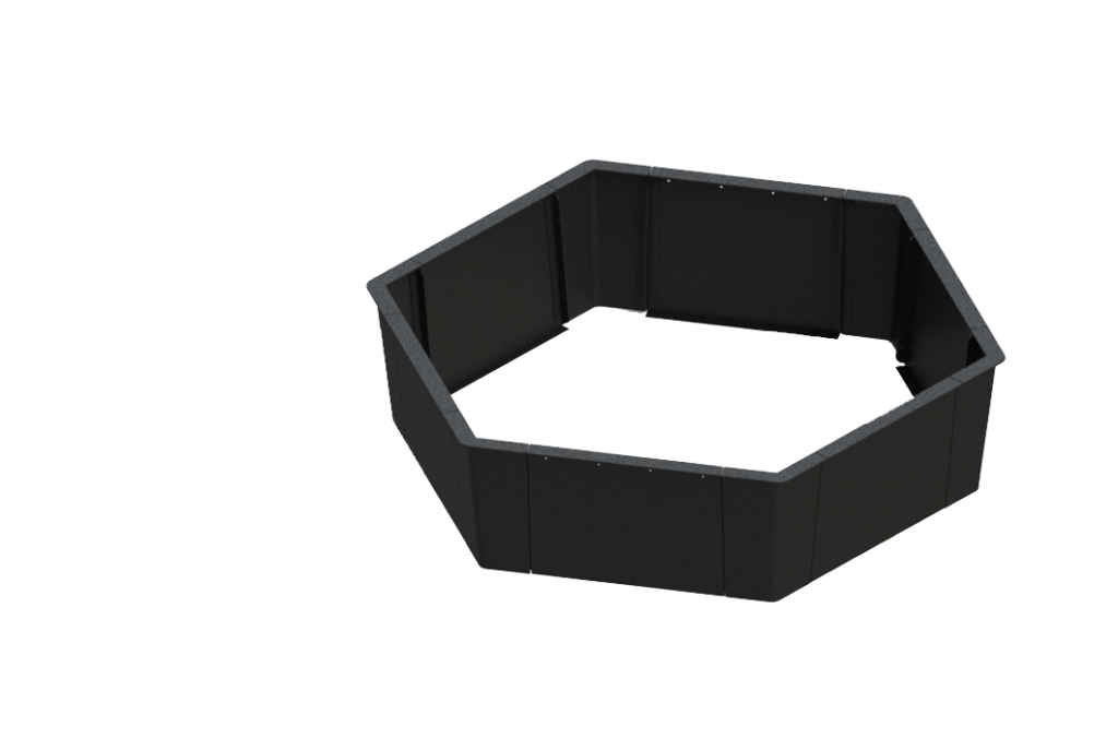 Planteringskärl Haga Hexagon 2150. Parkmiljö. Utemiljö.