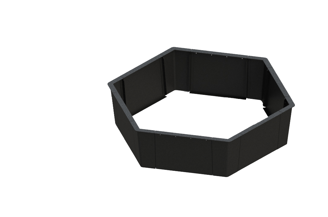 Planteringskärl Haga Hexagon 2150. Parkmiljö. Utemiljö.