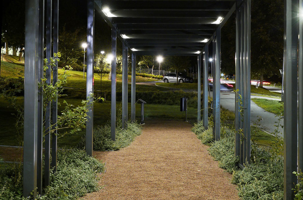 Pergola Quattro. Utemiljö.