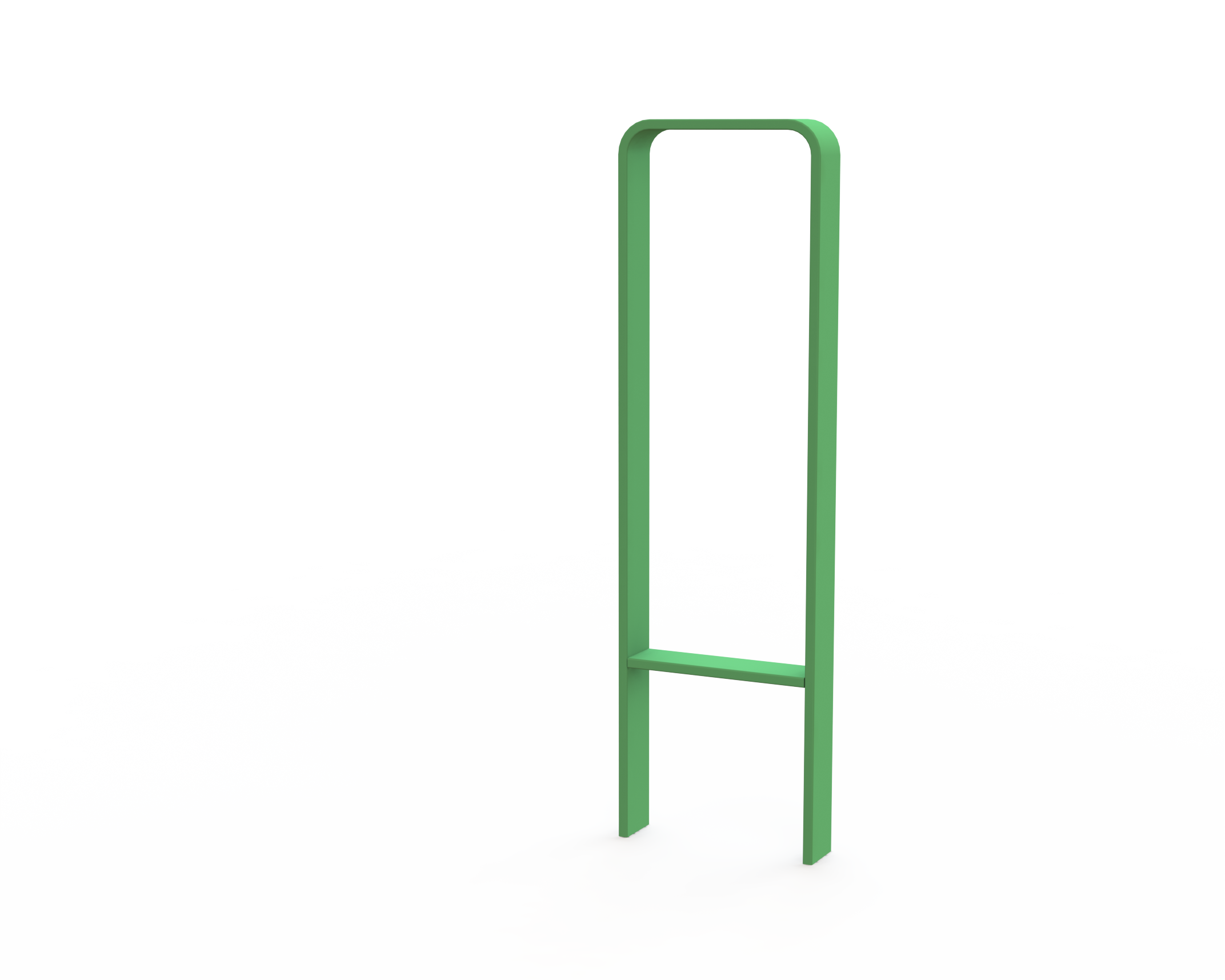 Cykelpollare Quattro. Utemiljö.