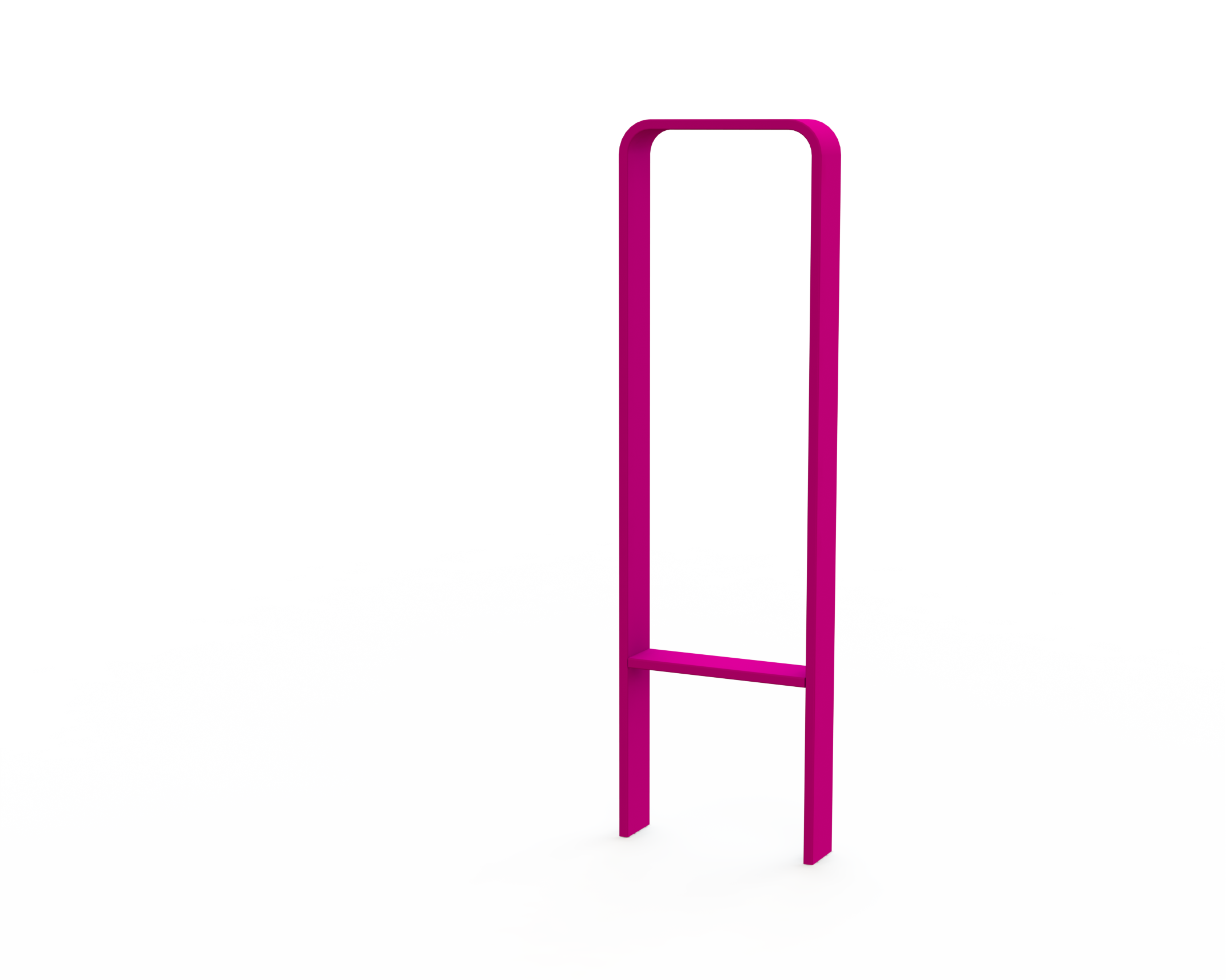 Cykelpollare Quattro. Utemiljö.