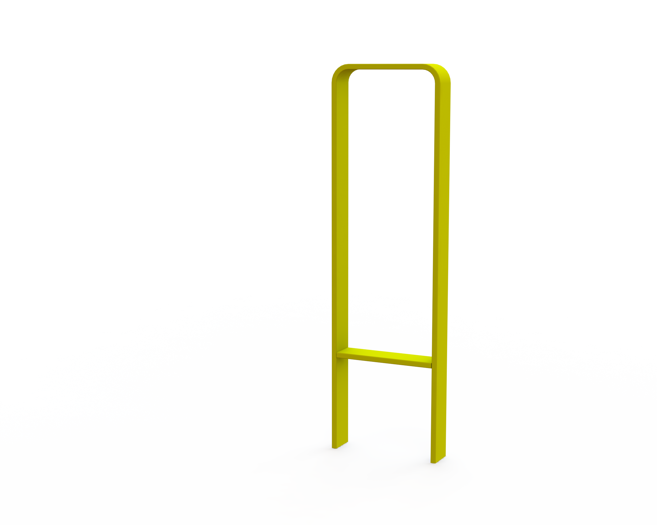 Cykelpollare Quattro. Utemiljö.