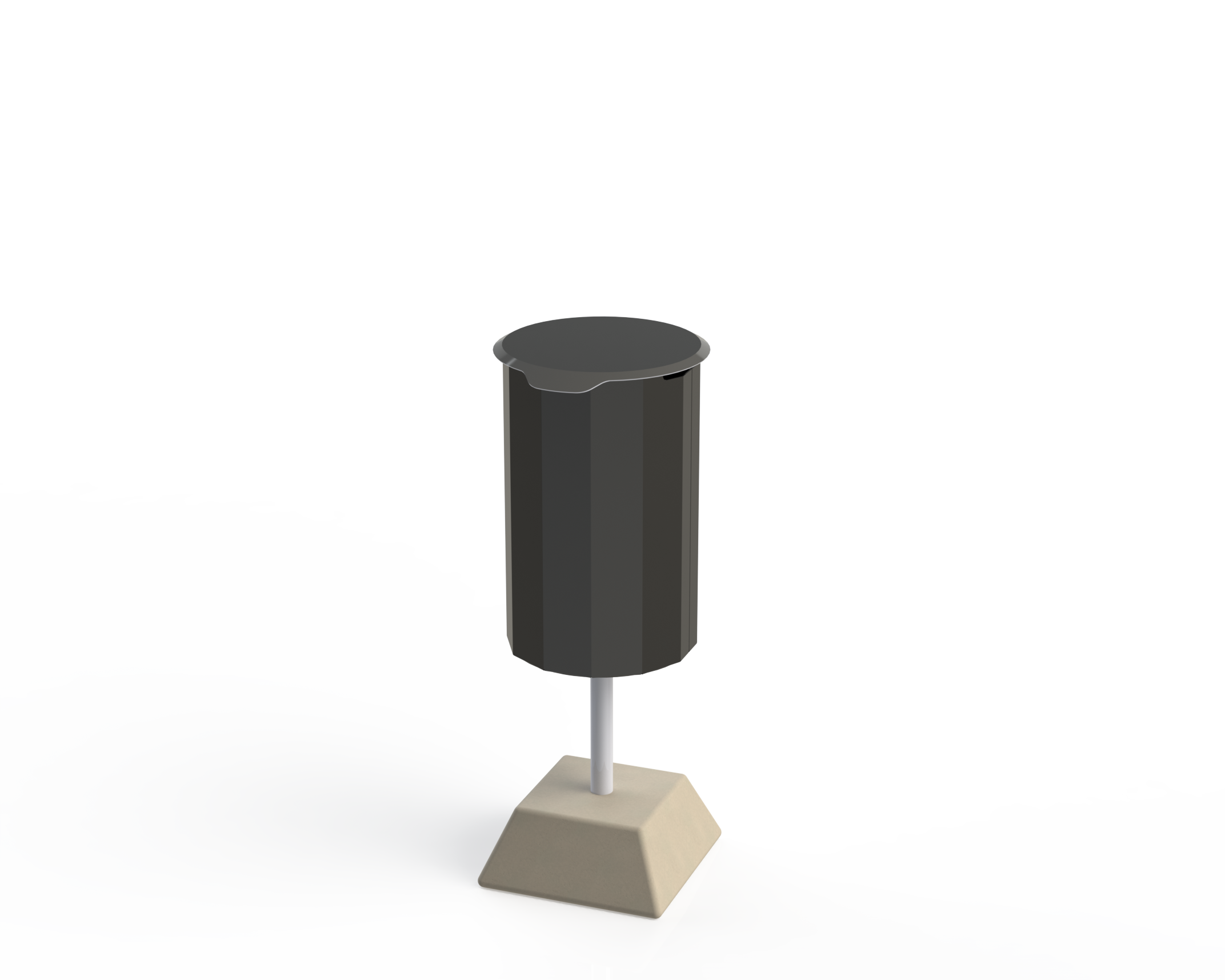 Retur 25L m. Betongfundament