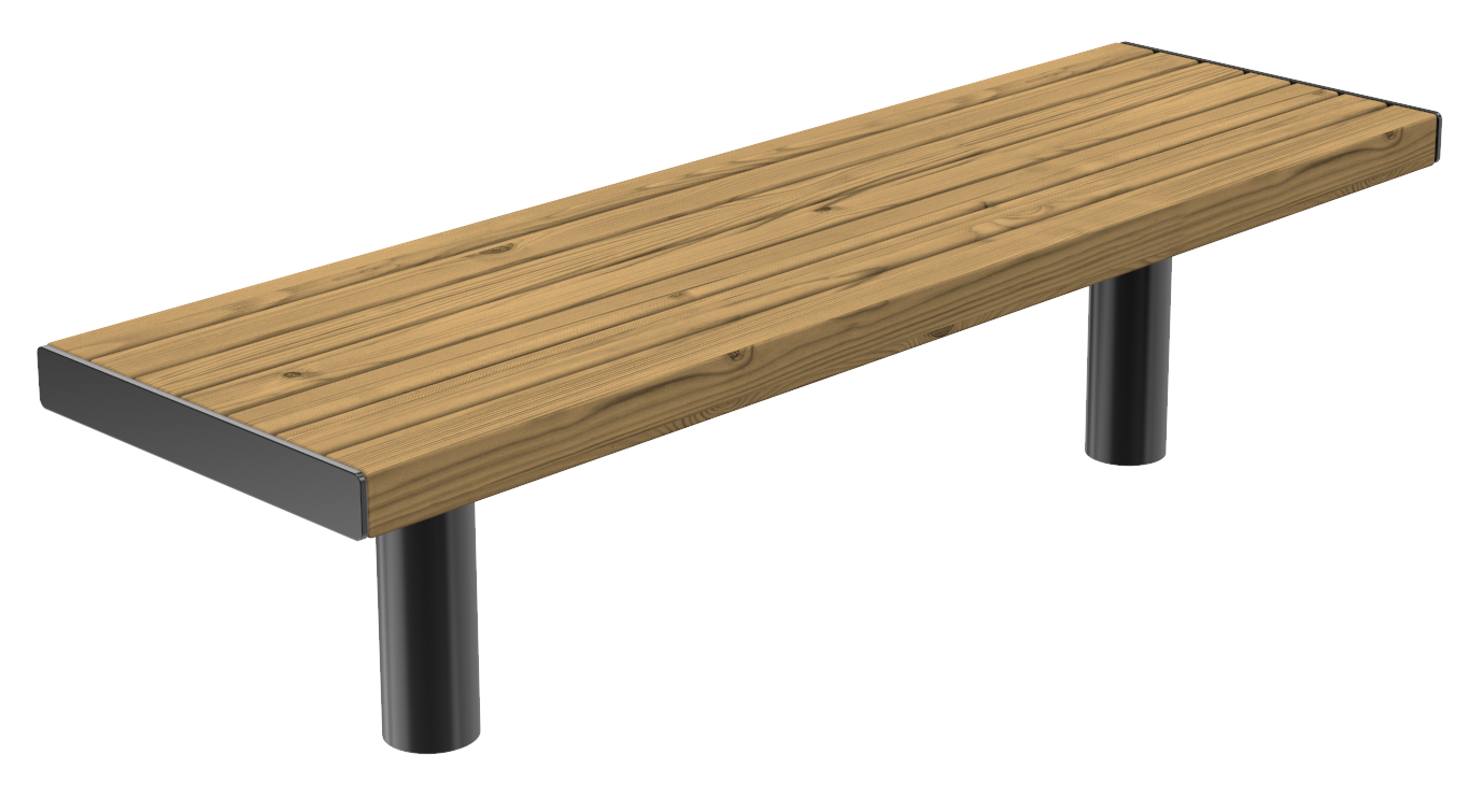 Parkmöbel Line bänk Utemiljö