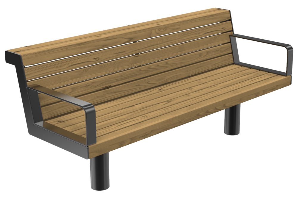 Trappsoffa Line, utemöbler, soffa, parkmiljö, utemiljö