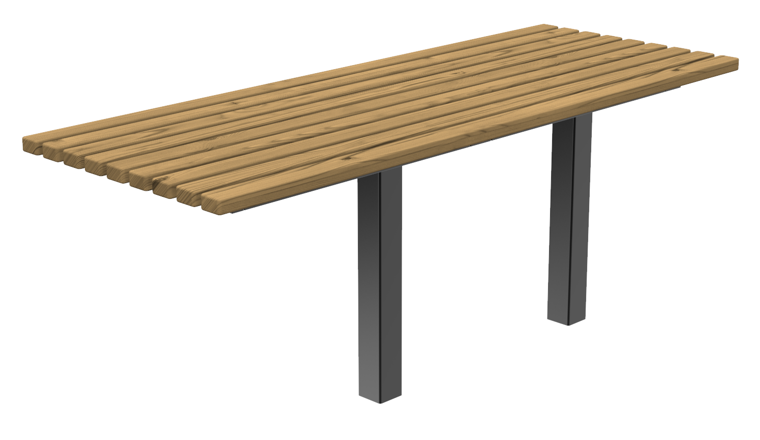 Parkmöbel Botan tillgänglighetsanpassat bord för nedgjutning Utemiljö