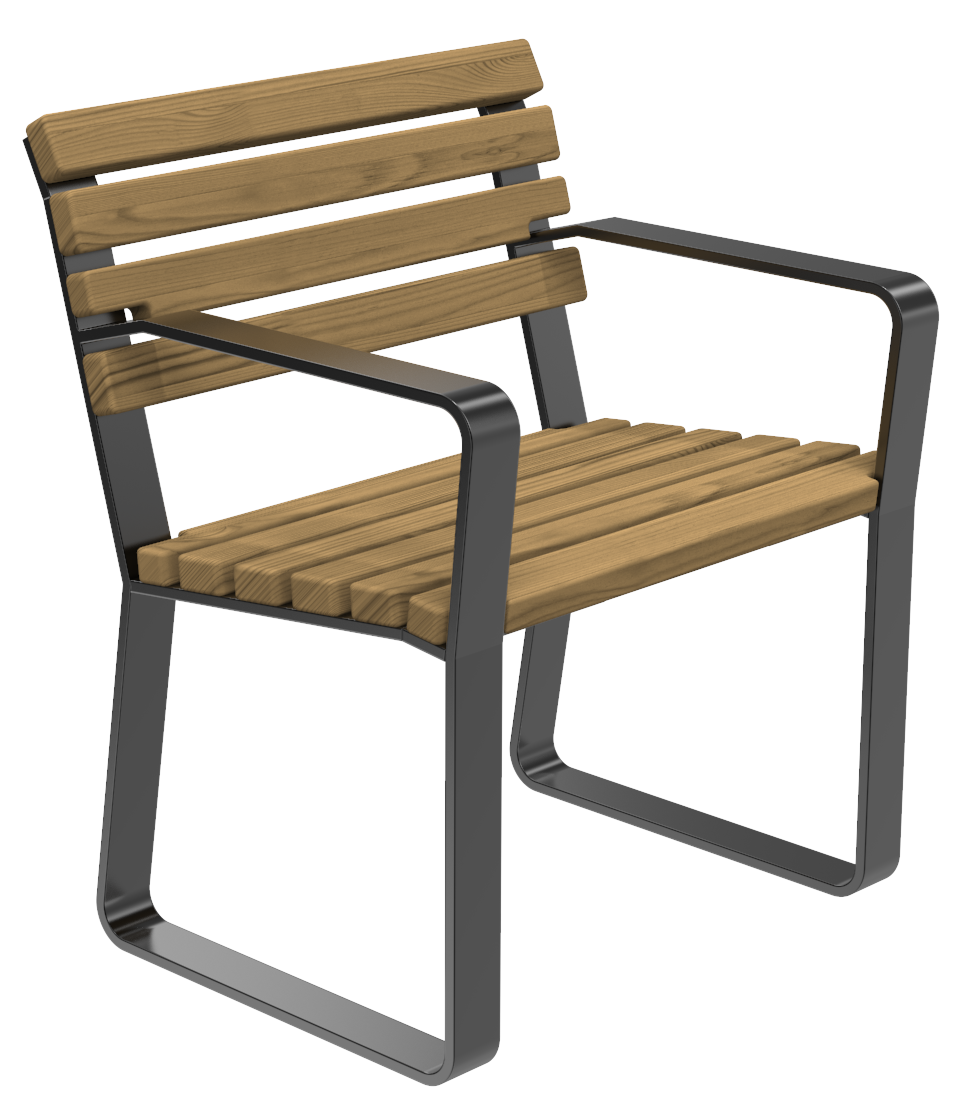 Parkmöbel Botan stol fristående Utemiljö