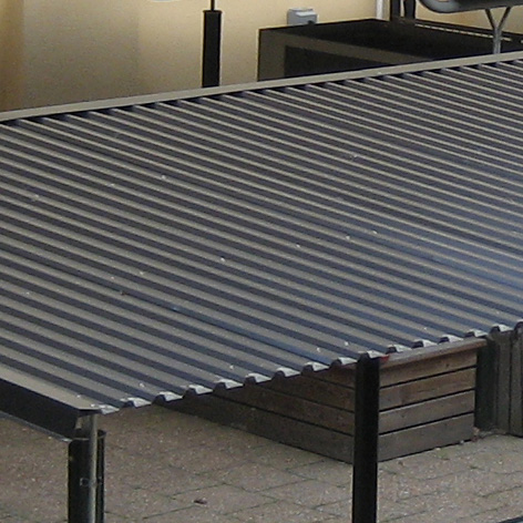 Trapetskorrigerad plåt