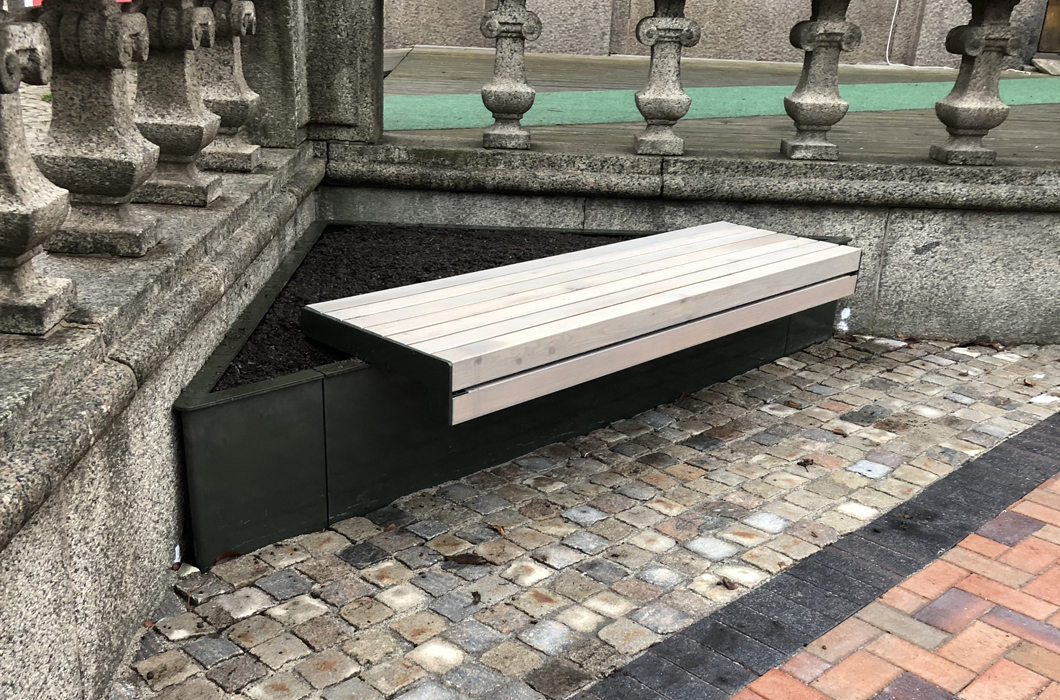 Planteringskärl Haga. Utemiljö. Parkmöbler.