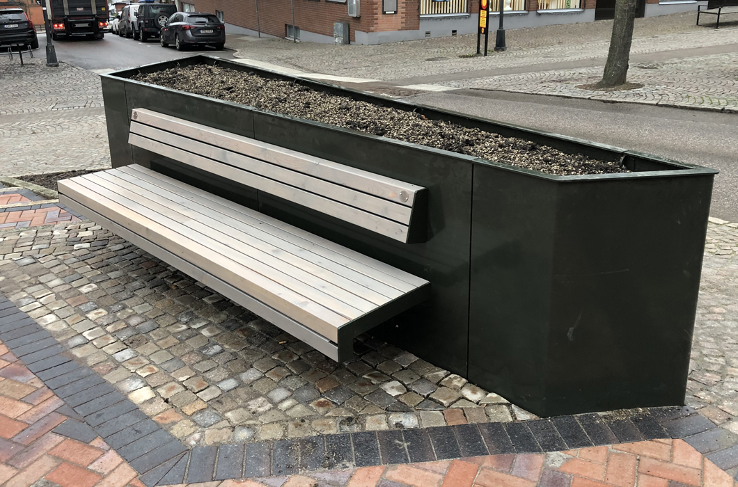 Planteringskärl Haga. Utemiljö. Parkmöbler.