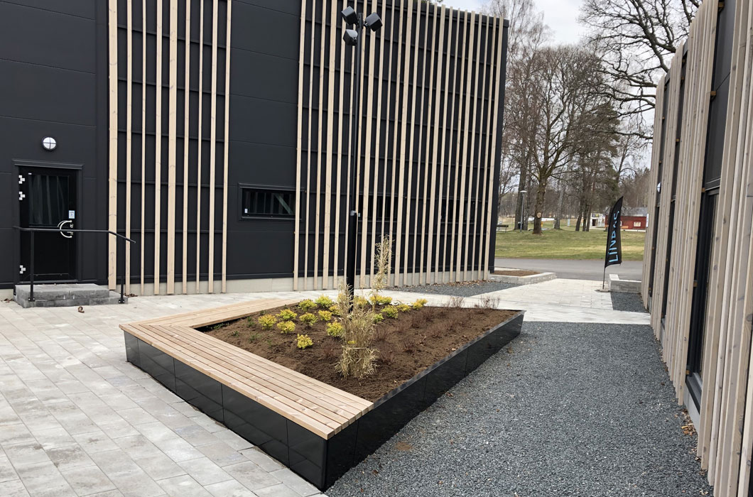 Planteringskärl Haga. Utemiljö.