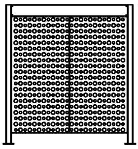 Cykeltak Quattro - Perforerad plåt