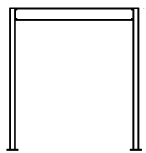 Cykeltak Quattro - Öppna gavlar & baksida