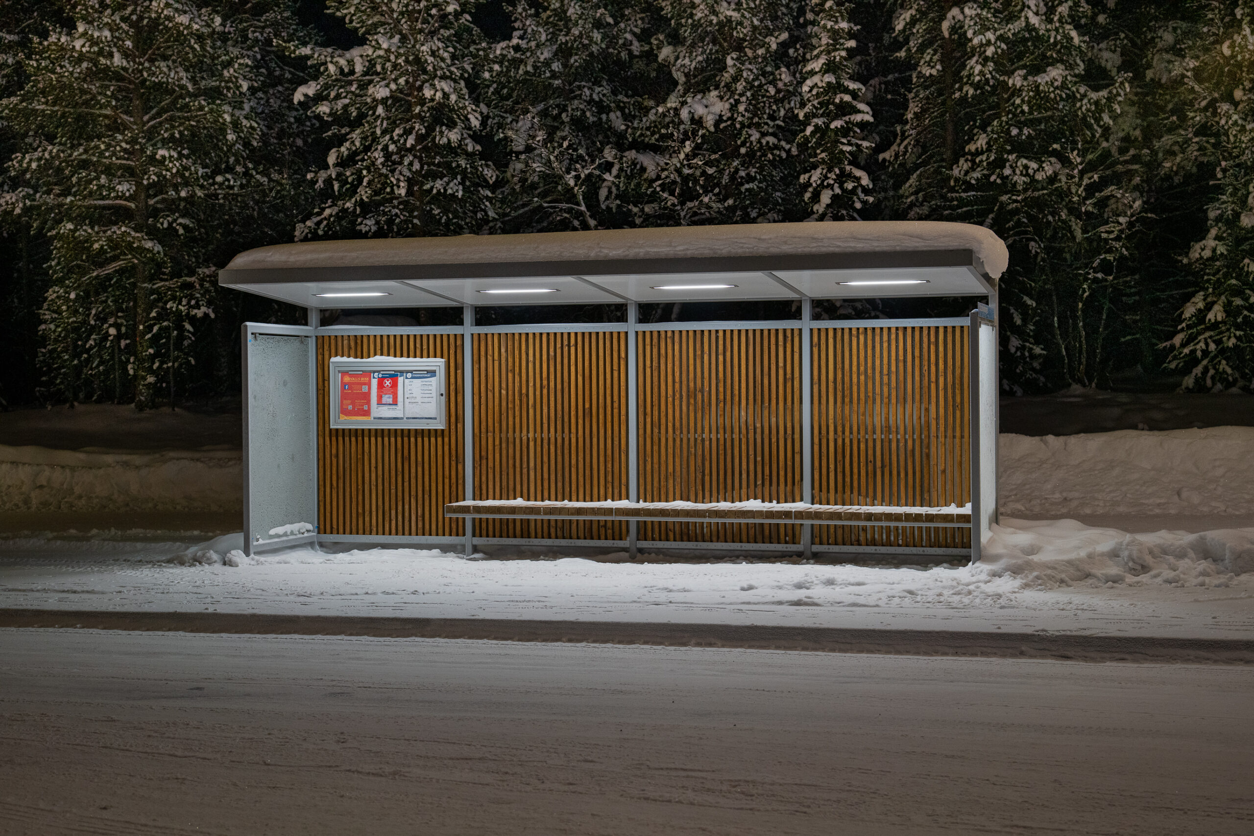 Väderskydd, busskur Moment