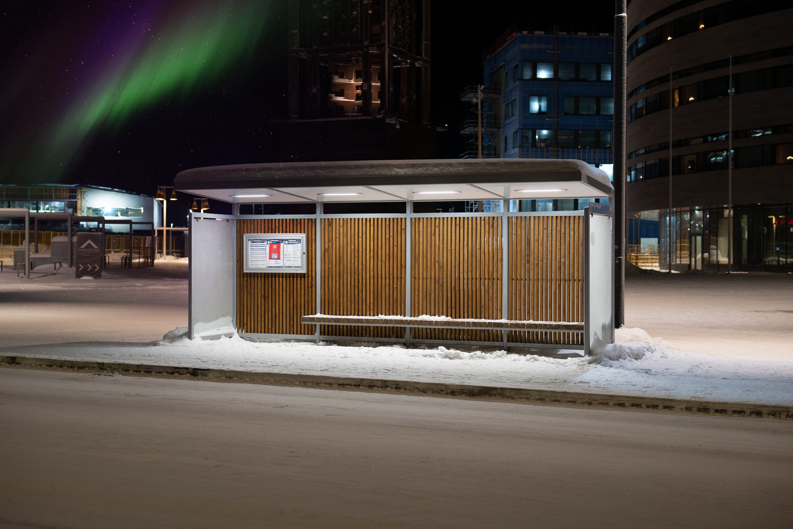 Busskur Moment, Utemiljö, Väderskydd